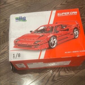 Super Car Building Set - Red